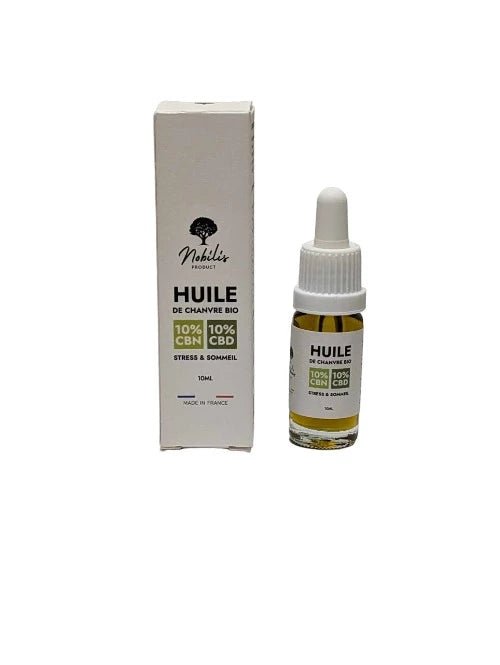 Huile 10% CBD + 10% CBN Sommeil Nobilis - 10ml - DYNAMITE CBD