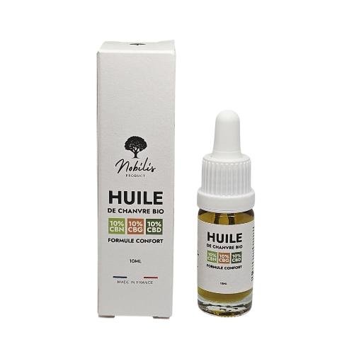 Huile Confort - 10% CBD + 10% CBN + 10% CBG - Nobilis - DYNAMITE CBD